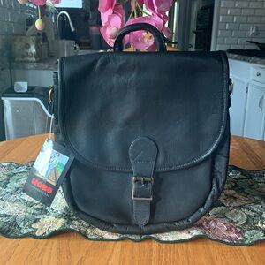 Hobo Leather Backpack Bag NWT Missing Strap